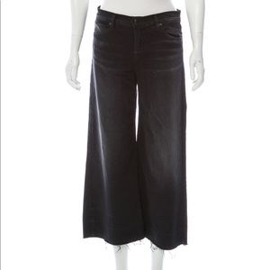 Mid rise culotte jeans